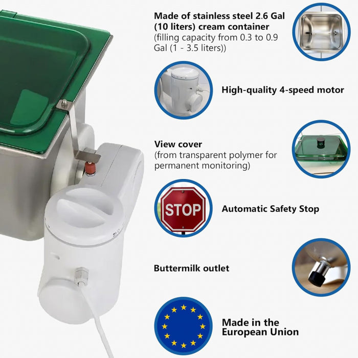 Electric butter churn Milky FJ 10 (115V)
