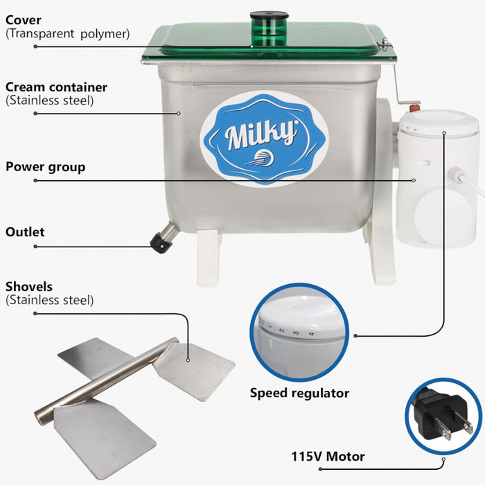 Electric butter churn Milky FJ 10 (115V)