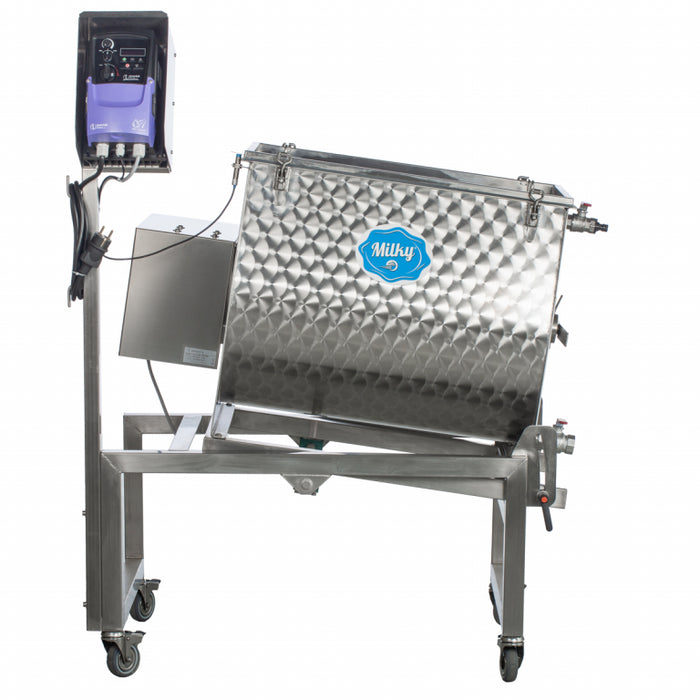 Electric butter churn Milky FJ 100 C with tilting mechanism (2x115V)