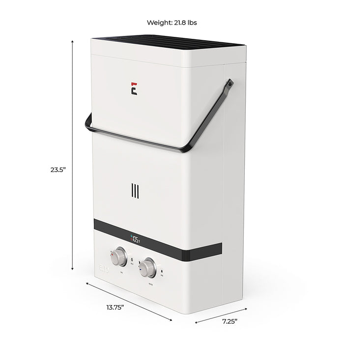 Eccotemp Luxé 3.0 GPM Portable Outdoor Tankless Water Heater