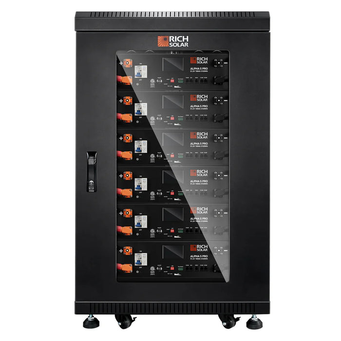 ALPHA 5 PRO | 51.2V 100Ah LiFePO4 Battery | Premium 48V Server Rack Lithium Battery for Residential, Commercial, RVs, Off-Grid | 7,000 Lifetime Cycles | 10 Year Warranty | UL1973, UL9540A Certified | BACKORDER