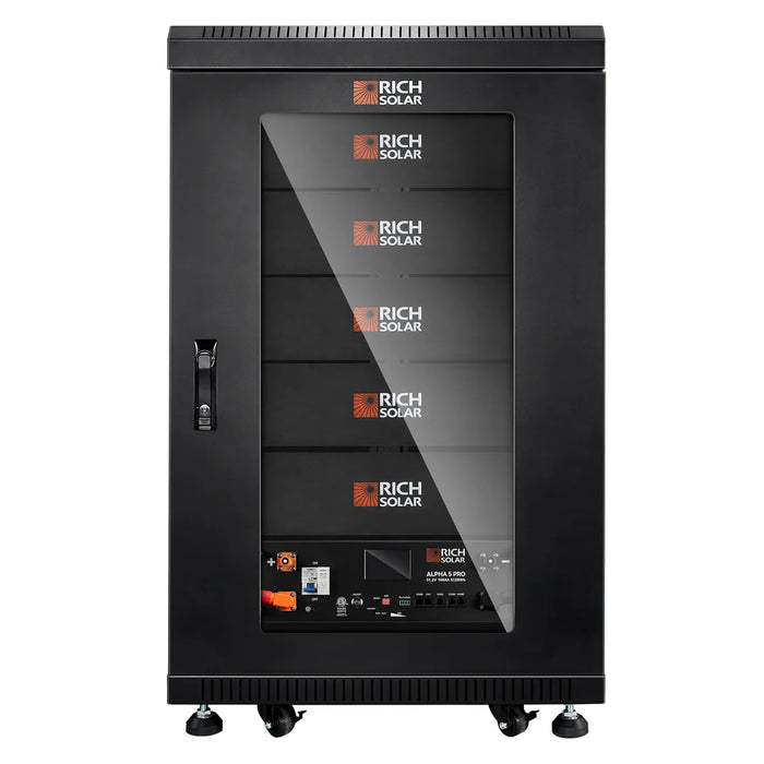 ALPHA 5 PRO | 51.2V 100Ah LiFePO4 Battery | Premium 48V Server Rack Lithium Battery for Residential, Commercial, RVs, Off-Grid | 7,000 Lifetime Cycles | 10 Year Warranty | UL1973, UL9540A Certified | BACKORDER