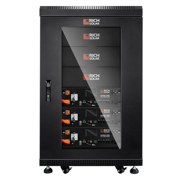 ALPHA 5 PRO | 51.2V 100Ah LiFePO4 Battery | Premium 48V Server Rack Lithium Battery for Residential, Commercial, RVs, Off-Grid | 7,000 Lifetime Cycles | 10 Year Warranty | UL1973, UL9540A Certified | BACKORDER