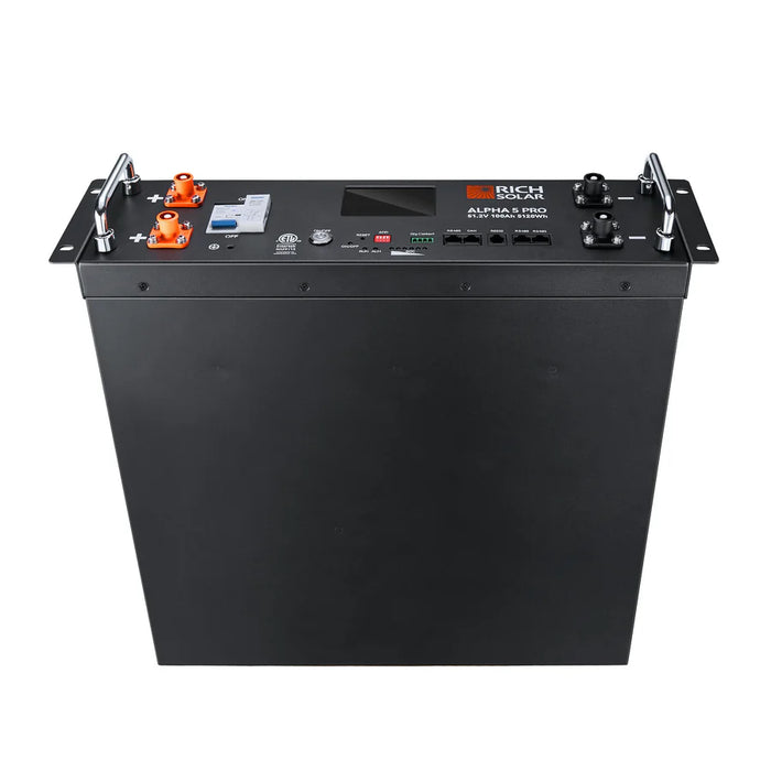 ALPHA 5 PRO | 51.2V 100Ah LiFePO4 Battery | Premium 48V Server Rack Lithium Battery for Residential, Commercial, RVs, Off-Grid | 7,000 Lifetime Cycles | 10 Year Warranty | UL1973, UL9540A Certified | BACKORDER