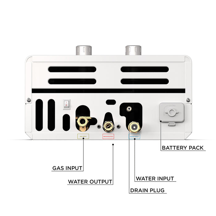 Eccotemp Luxé 3.0 GPM Portable Outdoor Tankless Water Heater