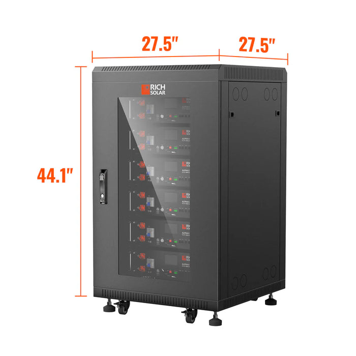 ALPHA 5 PRO | 51.2V 100Ah LiFePO4 Battery | Premium 48V Server Rack Lithium Battery for Residential, Commercial, RVs, Off-Grid | 7,000 Lifetime Cycles | 10 Year Warranty | UL1973, UL9540A Certified | BACKORDER