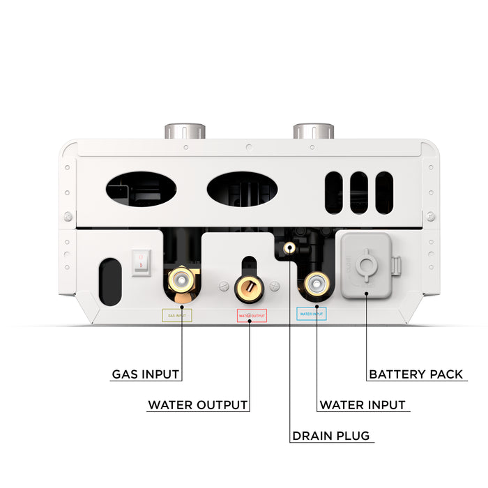 Eccotemp Luxé 1.85 GPM 52K BTU Portable Outdoor Tankless Water Heater