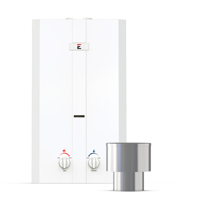 Eccotemp L10 3.0 GPM Portable Outdoor Tankless Water Heater w/ EccoFlo Diaphragm 12V Pump and Strainer