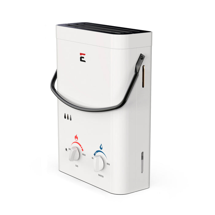 Eccotemp 5L Portable Outdoor Tankless Water Heater w/ EccoFlo Diaphragm 12V Pump and Strainer