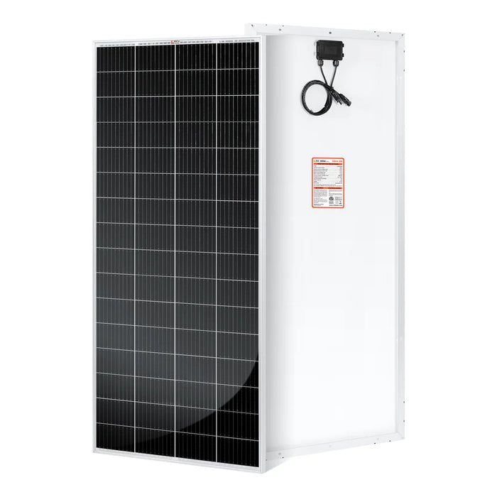 MEGA 200 MAX | 200 Watt 24 Volt Solar Panel | Premium 24V Off-Grid Solar Panel for RVs, Trailers, Cabins | 25-Year Output Warranty | UL Certified