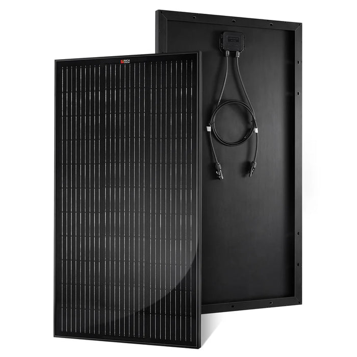MEGA 100 | 100 Watt Solar Panel | Premier 12V Off-Grid Solar Panel for Vans, Campers, Boats | 25-Year Output Warranty | UL Certified