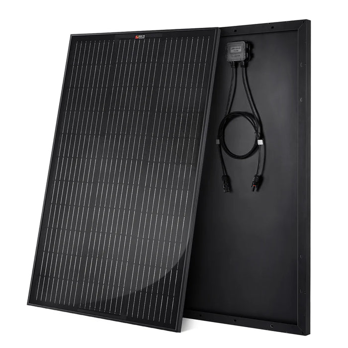MEGA 100 | 100 Watt Solar Panel | Premier 12V Off-Grid Solar Panel for Vans, Campers, Boats | 25-Year Output Warranty | UL Certified