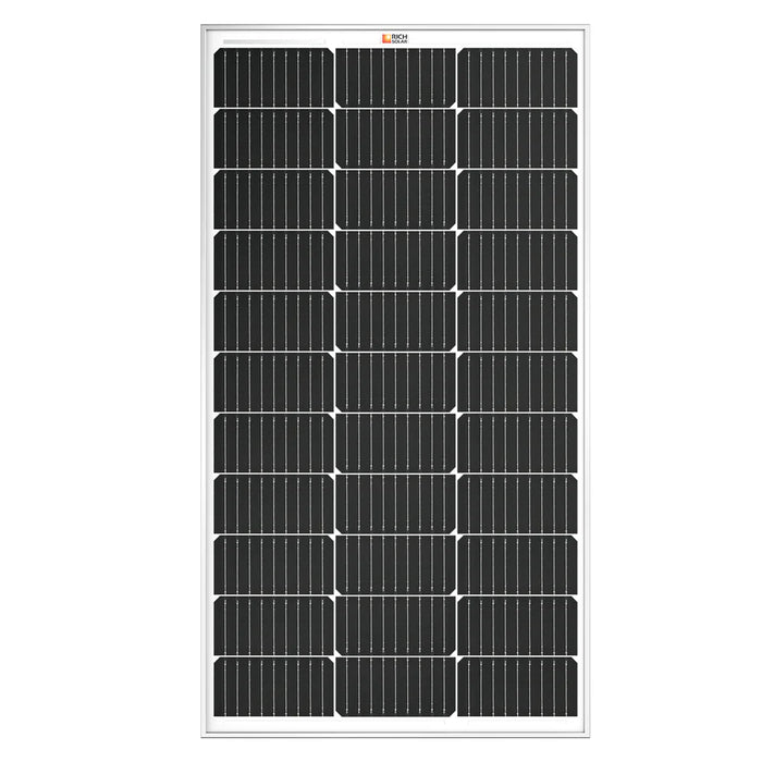 MEGA 100 | 100 Watt Solar Panel | Premier 12V Off-Grid Solar Panel for Vans, Campers, Boats | 25-Year Output Warranty | UL Certified