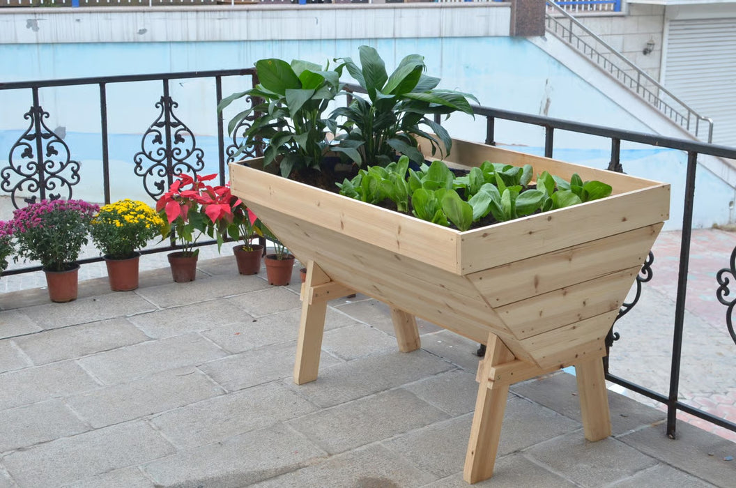 Riverstone-EDENRaisedV-ShapedGardenTable_1