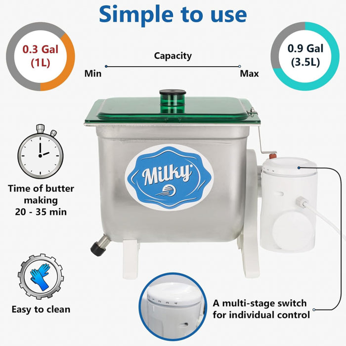 Electric butter churn Milky FJ 10 (115V)