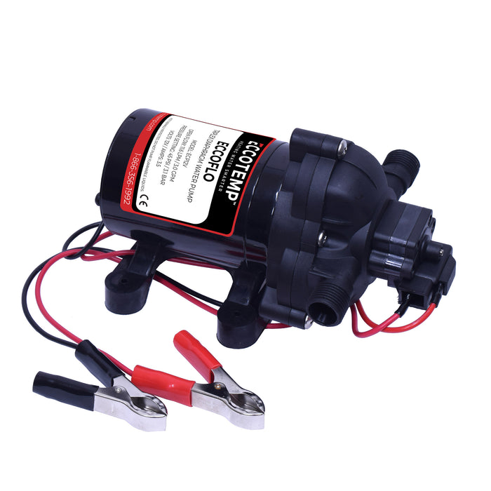 Eccotemp EccoFlo Triplex Diaphragm 12V Water Pump and Strainer