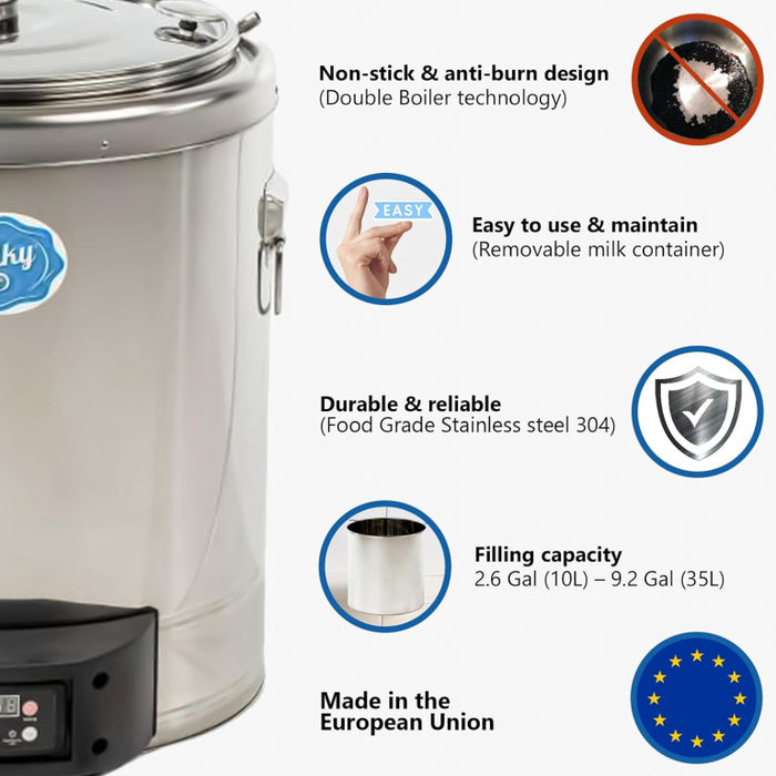 Milky Milk Pasteurizer and yogurt machine FJ30 (115V)