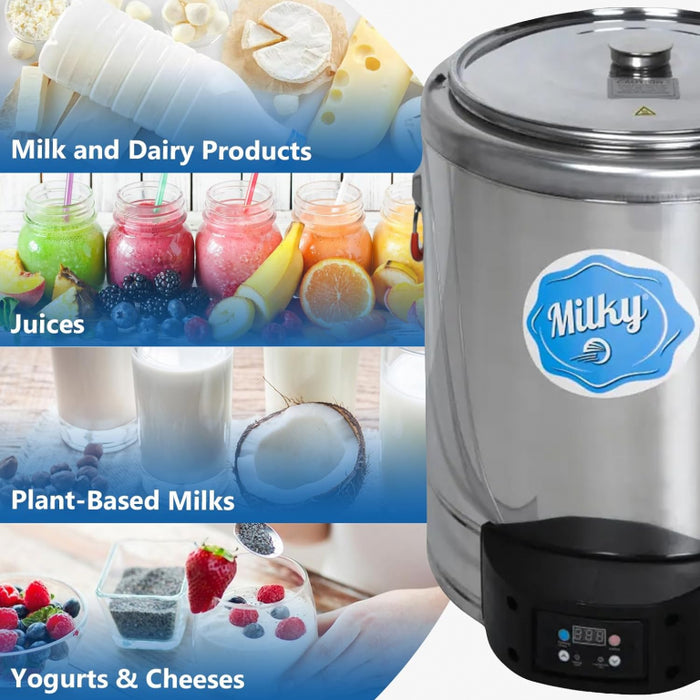 Milky Milk Pasteurizer and yogurt machine FJ30 NMIX (115V)